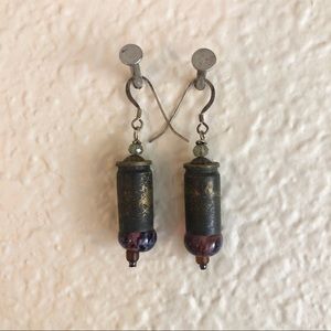 ⭐️ Hammered Shell Case Earrings